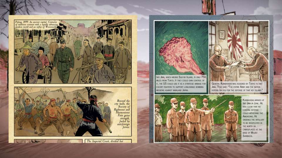 Estado de producción + avances del reglamento para Iwo Jima y Peking